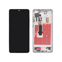 Ecrã completo branco OLED Huawei P30 Pro (com chassis)