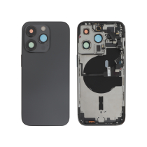 Chassis completo preto sideral iPhone 14 Pro (com MagSafe) (sem logótipo)