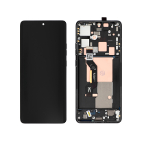 Ecrã completo preto Motorola Edge 50 Pro (com chassis) (ReLife)