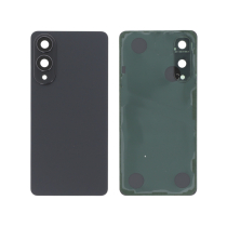 Vidro traseiro preto titânio + lente da câmara Galaxy S25 Edge (S937B) (sem logótipo)