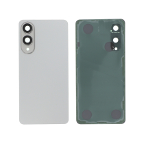 Vidro traseiro prateado titânio + lente da câmara Galaxy S25 Edge (S397B) (sem logótipo)
