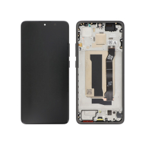 Ecrã completo preto Poco X7 Pro (com chassis) (ReLife)