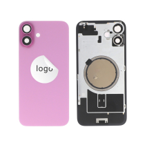 Vidro traseiro rosa iPhone 16 Plus (Pulled B)