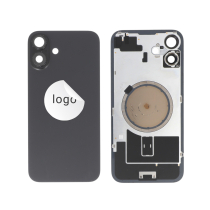Vidro traseiro preto iPhone 16 Plus (Pulled B)