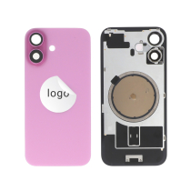 Vidro traseiro rosa iPhone 16 (Pulled B)