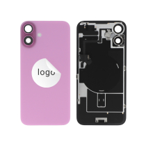 Vidro traseiro completo rosa iPhone 16 Plus (Pulled A)