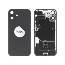 Vidro traseiro completo preto iPhone 16 Plus (Pulled A)