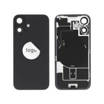 Vidro traseiro completo preto iPhone 16 (Pulled A)