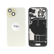 Vidro traseiro completo amarelo iPhone 15 (Pulled A)