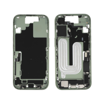 Chassis central verde-sálvia iPhone 17 (com componentes) (Pulled A)