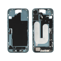 Chassis central verde-azulado iPhone 16 Plus (com componentes) (Pulled A)