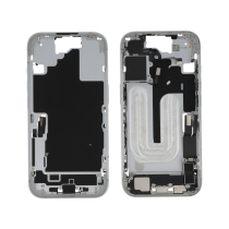 Chassis central branco iPhone 16 (com componentes) (Pulled A)
