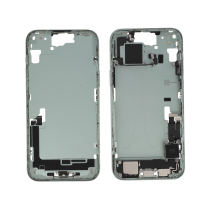 Chassis central verde iPhone 15 Plus (com componentes) (Pulled A)