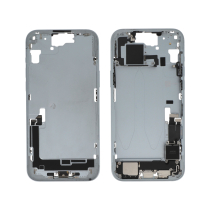 Chassis central azul iPhone 15 Plus (com componentes) (Pulled A)