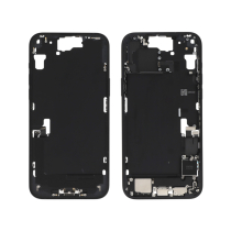 Chassis central preto iPhone 15 Plus (com componentes) (Pulled A)