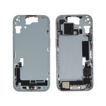 Chassis central azul iPhone 15 (com componentes) (Pulled A)