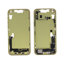 Chassis central amarelo iPhone 14 Plus (com componentes) (Pulled A)