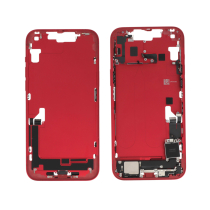 Chassis central vermelho iPhone 14 Plus (com componentes) (Pulled A)