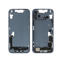 Chassis central azul iPhone 14 Plus (com componentes) (Pulled A)