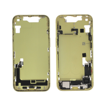 Chassis central amarelo iPhone 14 (com componentes) (Pulled A)