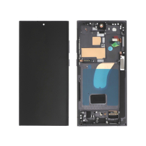 Ecrã completo preto Galaxy S23 Ultra (S918) (Soft OLED)