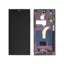 Ecrã completo bordeaux Galaxy S22 Ultra (S908) (Soft OLED)