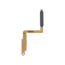 Botão de alimentação/sensor de impressão digital preto Galaxy A7 2018 (A750F)