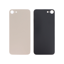 Vidro traseiro dourado iPhone 8/SE2 (Large Hole) (sem logótipo)