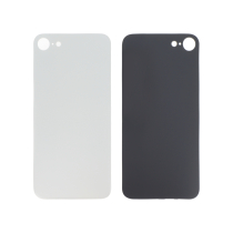 Vidro traseiro prateado iPhone 8/SE2 (Large Hole) (sem logótipo)