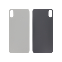 Vidro traseiro prateado iPhone XS Max (Large Hole) (sem logótipo)