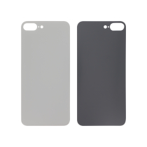 Vidro traseiro prateado iPhone 8 Plus (Large Hole) (sem logótipo)