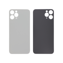 Vidro traseiro prateado iPhone 11 Pro (Large Hole) (sem logótipo)