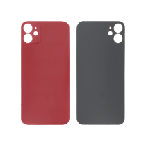 Vidro traseiro vermelho iPhone 11 (Large Hole) (sem logótipo)