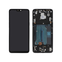 Ecrã completo preto OnePlus 6 (com chassis)