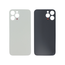 Vidro traseiro prateado iPhone 12 Pro Max (Large Hole) (sem logótipo)