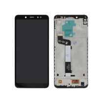 Ecrã completo preto Redmi Note 5 (com chassis)