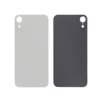 Vidro traseiro branco iPhone XR (Large Hole) (sem logótipo)