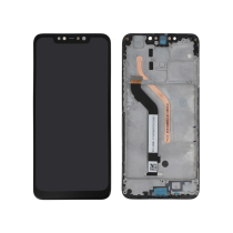 Ecrã completo preto Pocophone F1 (com chassis)