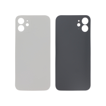 Vidro traseiro prateado iPhone 12 (Large Hole) (sem logótipo)