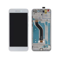 Ecrã completo branco Huawei P8 Lite 2017/Honor 8 Lite (com chassis)