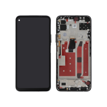 Ecrã completo preto Huawei P40 Lite 5G (com chassis)