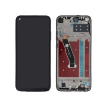 Ecrã completo preto Huawei P40 Lite E (com chassis)