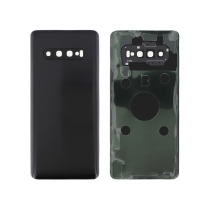 Vidro traseiro preto Galaxy S10+ (G975F) (sem logótipo)