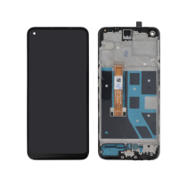 Ecrã completo OnePlus Nord N100 preto (com chassis)