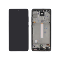 Ecrã completo preto OLED Galaxy A52S 5G (com chassis) (A528B)