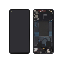 Ecrã completo preto OLED Oppo Reno 6 5G (com chassis)