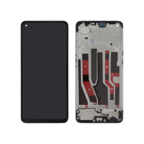 Ecrã completo preto OLED Oppo Reno 7 4G (com chassis)