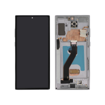 Ecrã completo prateado OLED Galaxy Note 10+ (N975F/N976B) (com chassis)