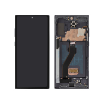 Ecrã completo preto OLED Galaxy Note 10+ (N975F/N976B) (com chassis)