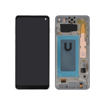 Ecrã completo LCD branco Galaxy S10 (G973F)